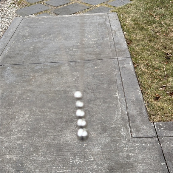 Tiffany & Co. Silver Graduated Bead Pendant Necklace with Blue Pouch - Picture 7 of 9